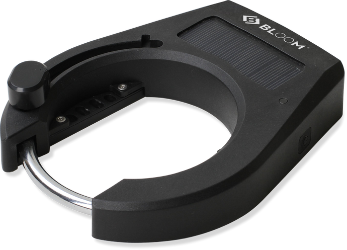 BLOOM1 Solar Powered Bluetooth Ring Lock for Bike Sharing